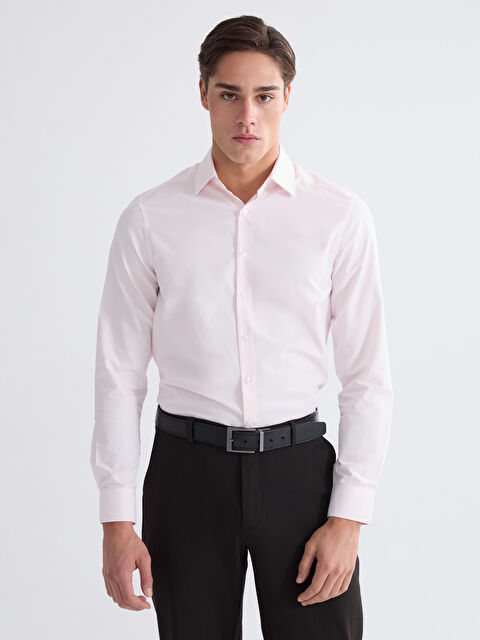 LCWAIKIKI Classic Slim Fit Striped Men's Shirt - S60916Z8-LHF