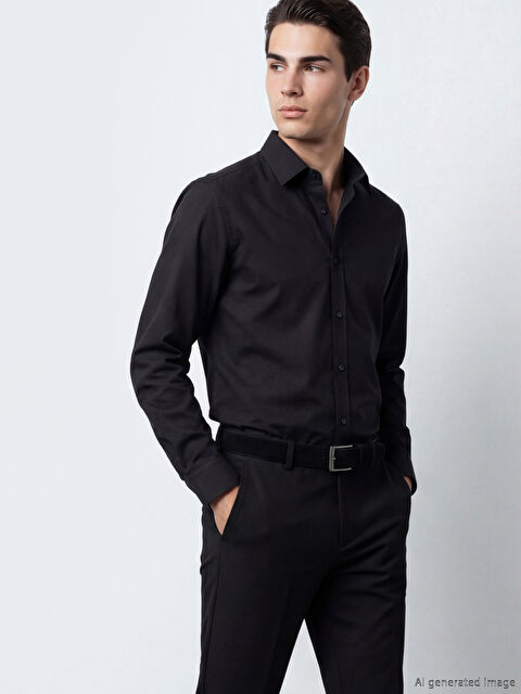 LCWAIKIKI Classic Slim Fit Erkek Gömlek - S61025Z8-RQL