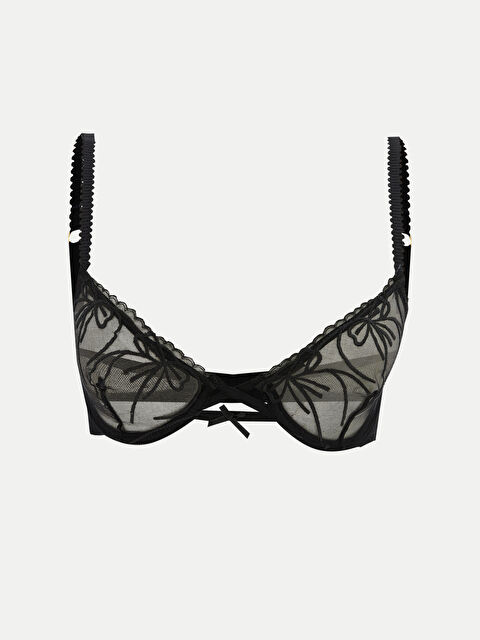 LCW DREAM Balenli Dolgusuz Nakışlı Fantezi Tişört Sütyen - S61028Z8-CVL