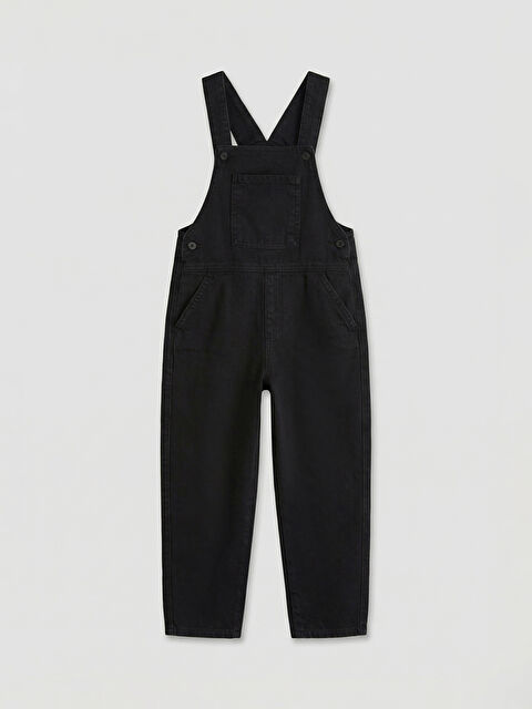 LCW Kids Kare Yaka Erkek Çocuk Jean Salopet - S61136Z1-326