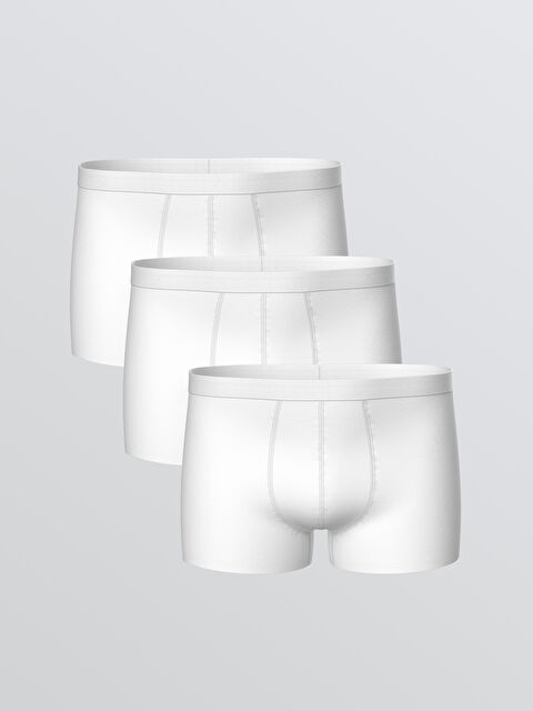 LC WAIKIKI Standart Kalıp Pamuklu Esnek Erkek Boxer 3'lü - S61147Z8-VC4