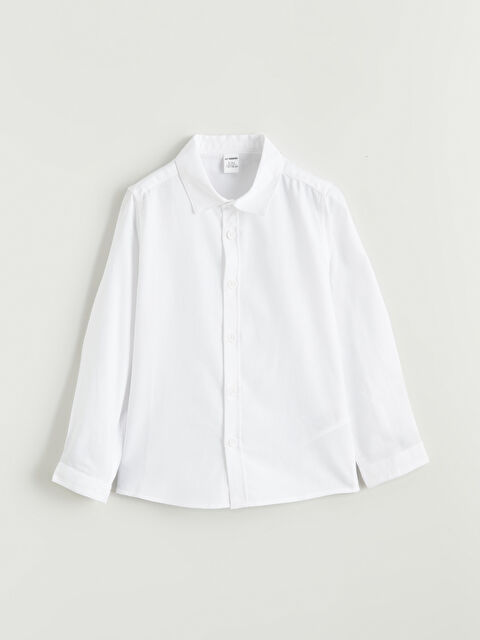 LCW Kids Erkek Çocuk Gabardin Gömlek - S61156Z1-Q6K