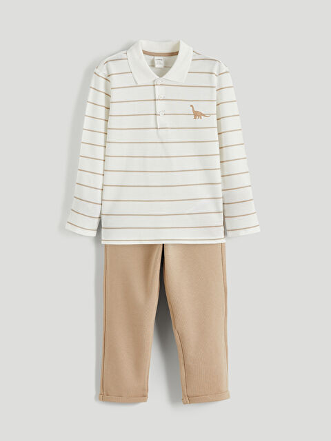 LCW Kids Polo Yaka Erkek Çocuk Tişört ve Pantolon - S61213Z1-LRA