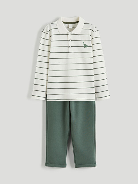 LCW Kids Polo Yaka Erkek Çocuk Tişört ve Pantolon - S61213Z1-SWC