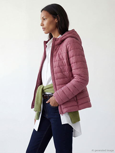 LCWAIKIKI Classic Женский пуховик с капюшоном