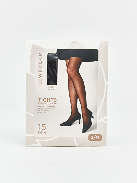 LCW DREAM 15 Denye Mat Puantiyeli Kadın Külotlu Çorap - S61272Z8-J0F