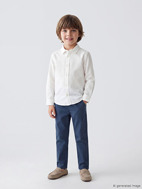 LCW Kids Basic Erkek Çocuk Gabardin Pantolon