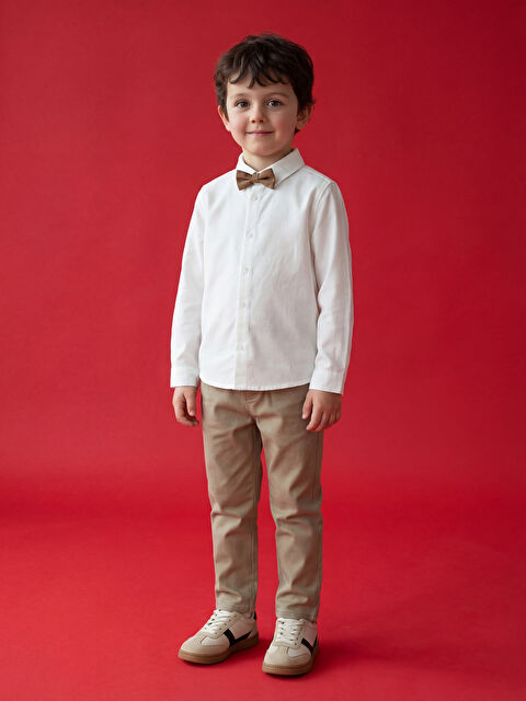 LCW Kids Basic Erkek Çocuk Gabardin Pantolon - S61290Z1-QZR