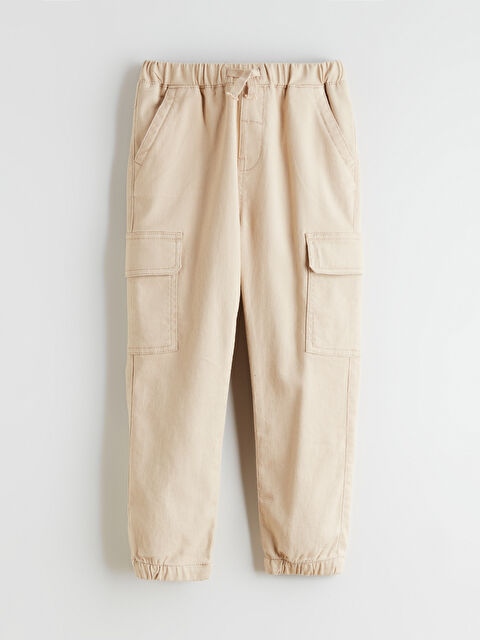 LCW Kids Beli Lastikli Erkek Çocuk Kargo Pantolon	 - S61291Z1-FKU