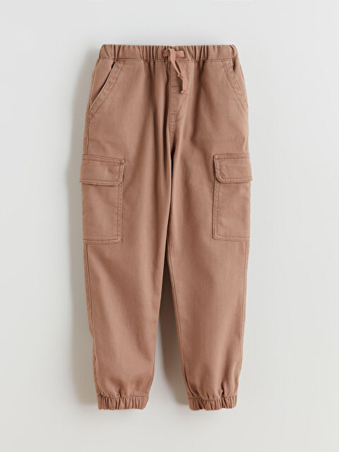 LCW Kids Erkek Çocuk Gabardin Jogger Pantolon - S61291Z1-R1L
