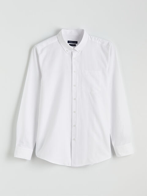 LCWAIKIKI Classic Regular Fit Armürlü Erkek Gömlek - S61333Z8-Q6K