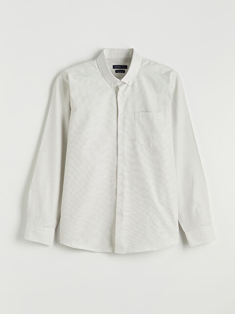 LCWAIKIKI Classic Regular Fit Armürlü Erkek Gömlek - S61333Z8-ZQR