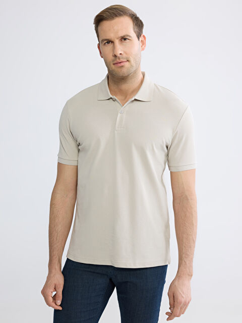 LCWAIKIKI Classic Polo Yaka Pike Erkek Tişört - S61362Z8-SNE