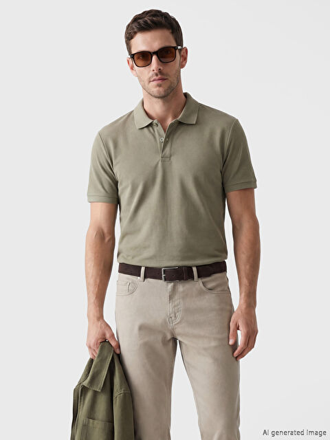 LCWAIKIKI Classic Polo Yaka Pike Erkek Tişört - S61362Z8-2DU