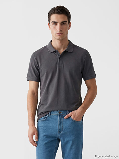 LCWAIKIKI Classic Polo Yaka Pike Erkek Tişört