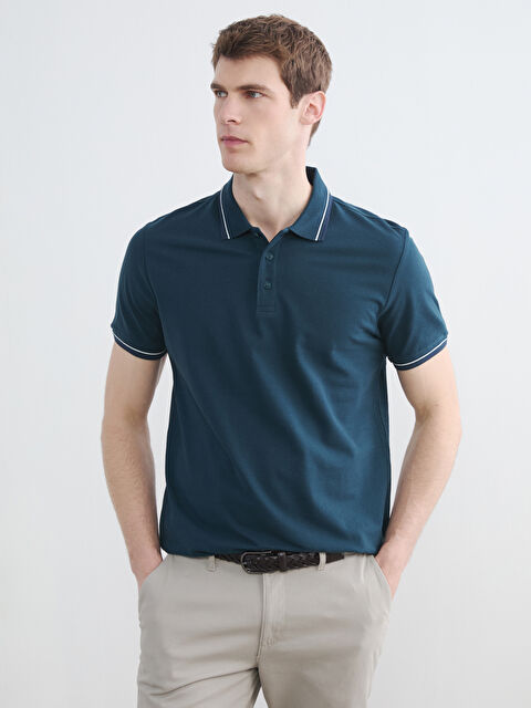 LCWAIKIKI Basic Polo Collar Pique Men's T-Shirt