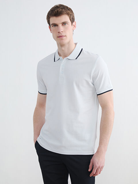 LCWAIKIKI Basic Polo Yaka Pike Erkek Tişört - S61363Z8-U9V