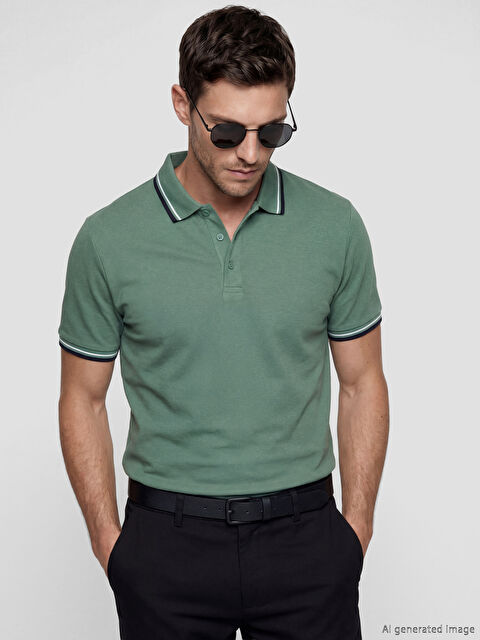 LCWAIKIKI Basic Μπλουζάκι Πικέ με Κολάρο Πόλο για άνδρες - S61363Z8-Z3Z