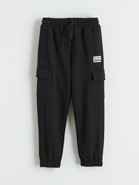 LCW Kids Kargo Cepli Erkek Çocuk Jogger  Eşofman Altı - S61423Z1-CVL
