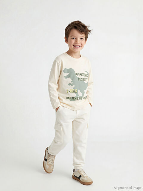 LCW Kids Boys' Cargo Pocket Joggers - S61451Z1-QVK