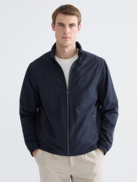 LCWAIKIKI Classic Standard Fit Funnel Neck Men's Coat - S61461Z8-RFD