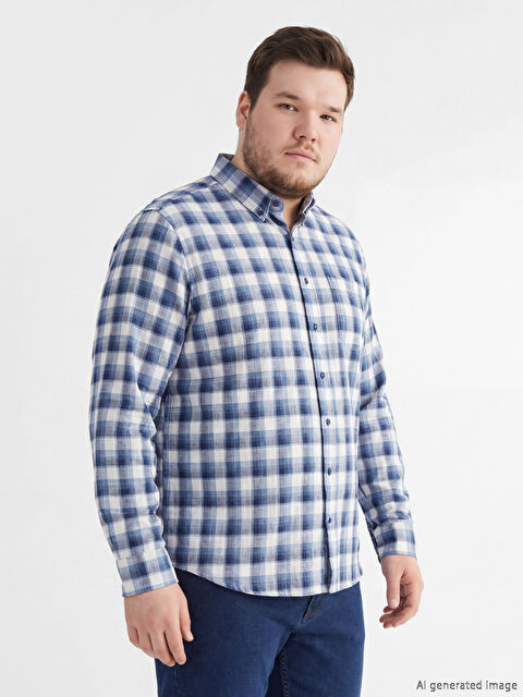 LCWAIKIKI Classic Regular Fit Ekose Erkek Gömlek