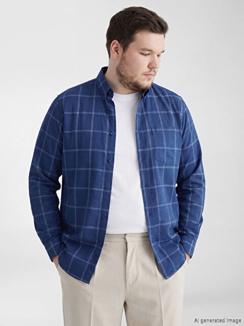 LCWAIKIKI Classic Regular Fit Ekose Erkek Gömlek