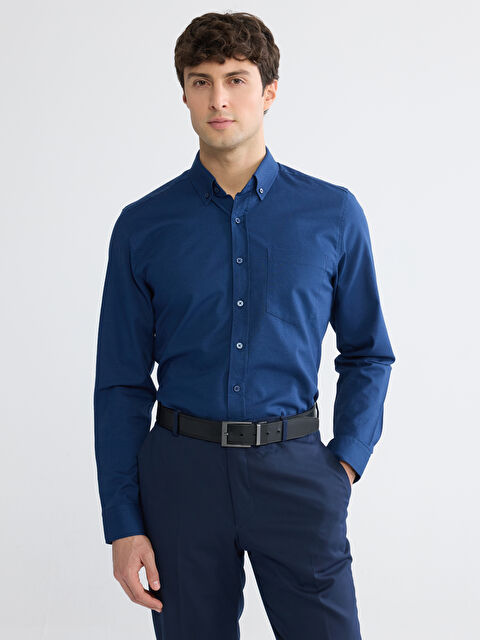 LCWAIKIKI Classic Regular Fit Oxford Erkek Gömlek - S61479Z8-R42
