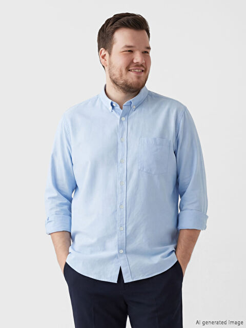 LCWAIKIKI Classic Regular Fit Oxford Erkek Gömlek