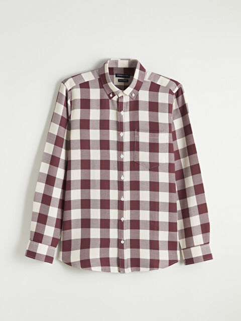 LCWAIKIKI Classic Regular Fit Ekose Erkek Gömlek - S61480Z8-LLH