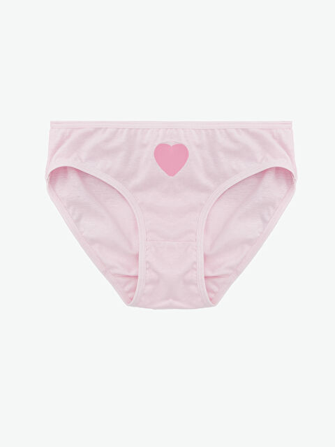 LCW Kids Kalp Baskılı Kız Çocuk Külot - S61520Z1-FNB
