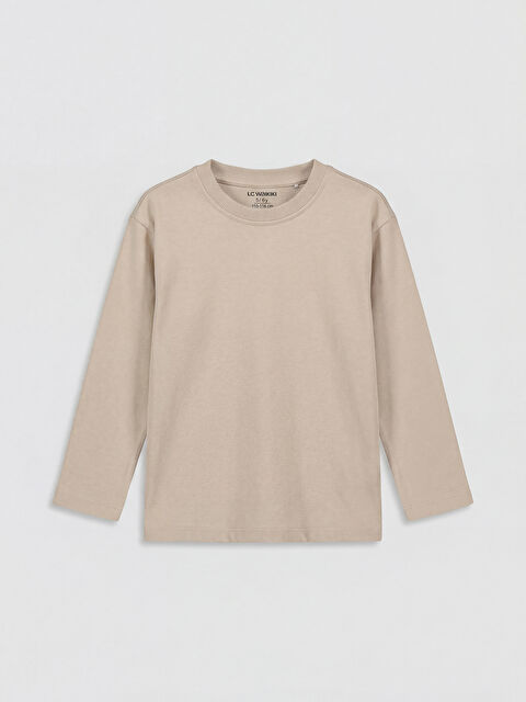 LCW Kids Bisiklet Yaka Erkek Çocuk Tişört - S61560Z1-GD0