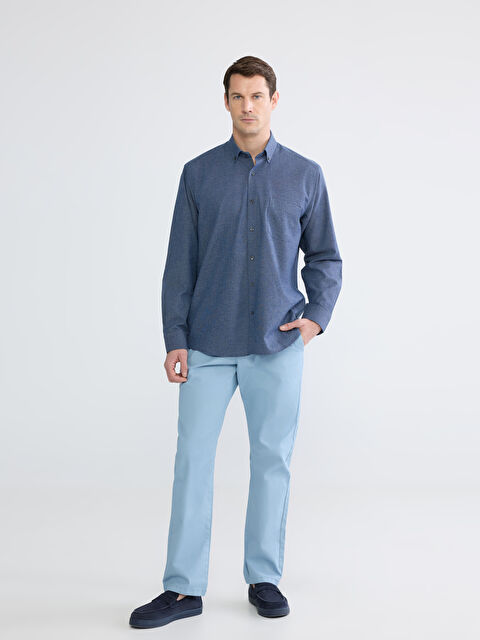 LCWAIKIKI Classic Κανονική Εφαρμογή Γκαμπαρντίνα Ανδρικά Παντελόνια Chino - S61576Z8-KAA