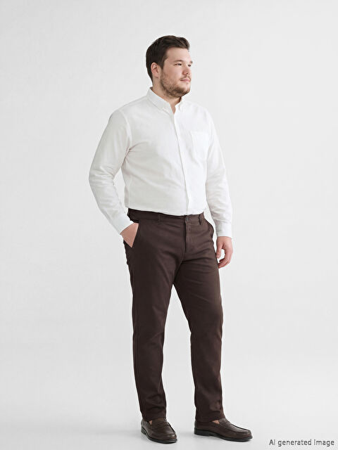 LCWAIKIKI Classic Standart Kalıp Gabardin Erkek Chino Pantolon - S61576Z8-9A1