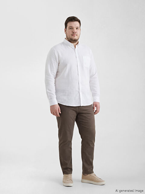 LCWAIKIKI Classic Slim Fit Gabardin Erkek Chino Pantolon