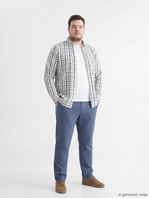 LCWAIKIKI Classic Slim Fit Gabardin Erkek Chino Pantolon