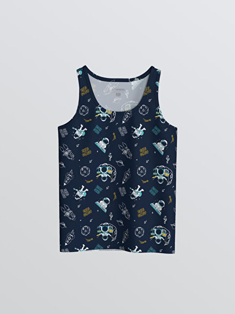 LCW Kids Baskılı Erkek Çocuk Atlet - S61609Z4-LSJ