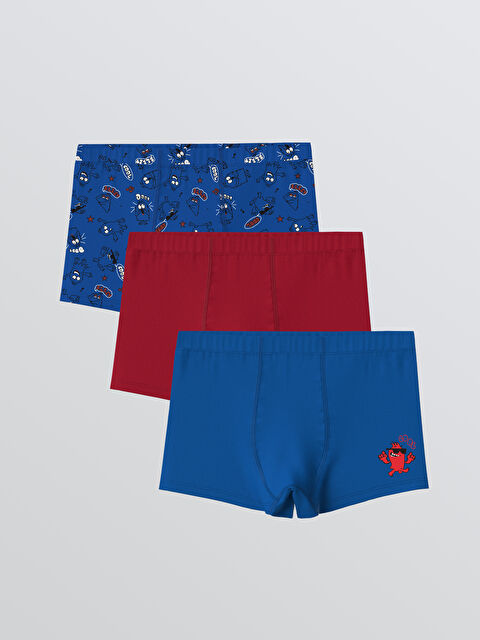 LCW Kids Beli Lastikli Erkek Çocuk Boxer 3'lü - S61620Z4-LQL