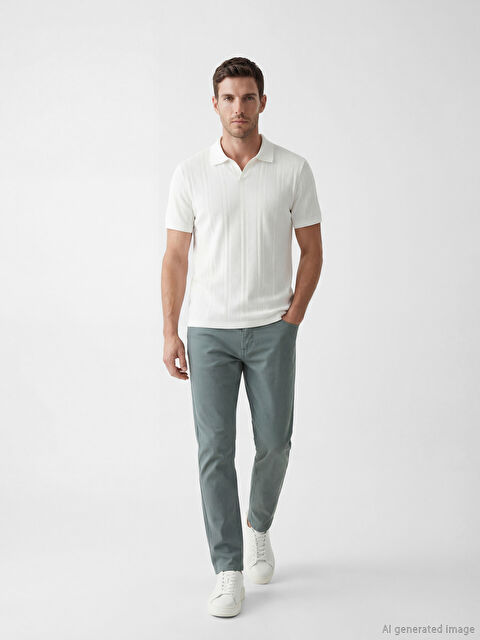 LCWAIKIKI Classic بنطلون تشينو رجالي بقصة ضيقة - S61641Z8-H3N