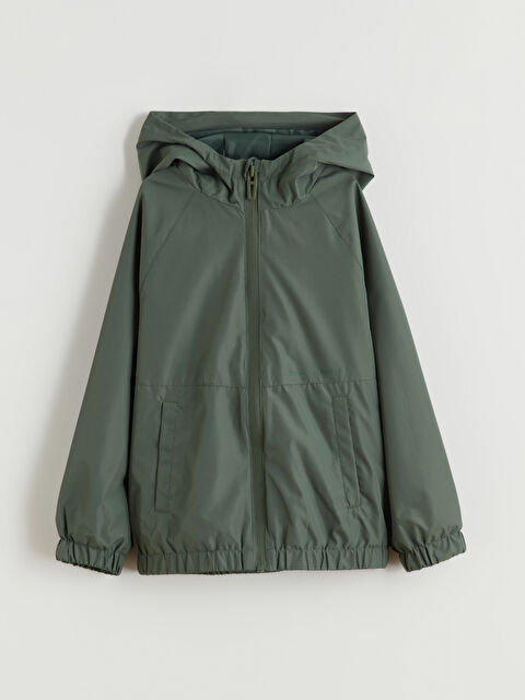 LCW Kids Su İtici Kapüşonlu Erkek Çocuk Mont - S61648Z1-HFB