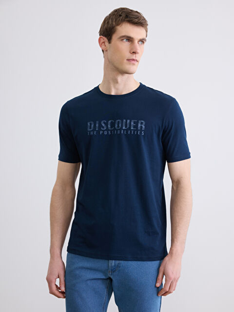 LCWAIKIKI Classic Man NAVY T-Shirt - S61665Z8-DWP