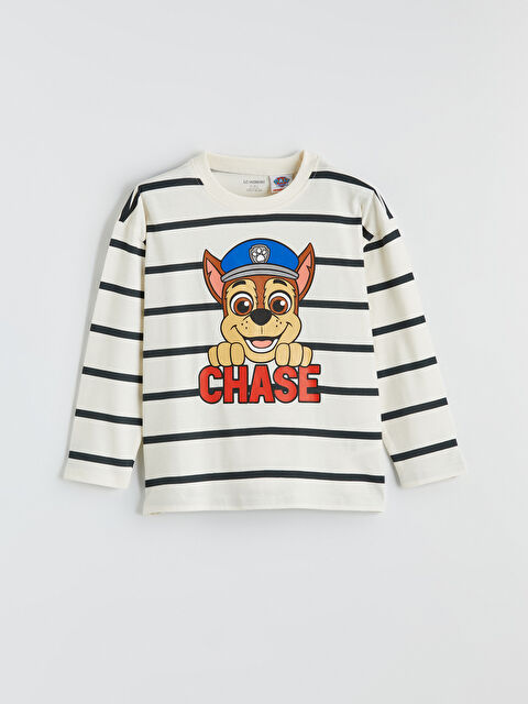 LCW Kids Paw Patrol Baskılı Erkek Çocuk Tişört - S61681Z1-LQA