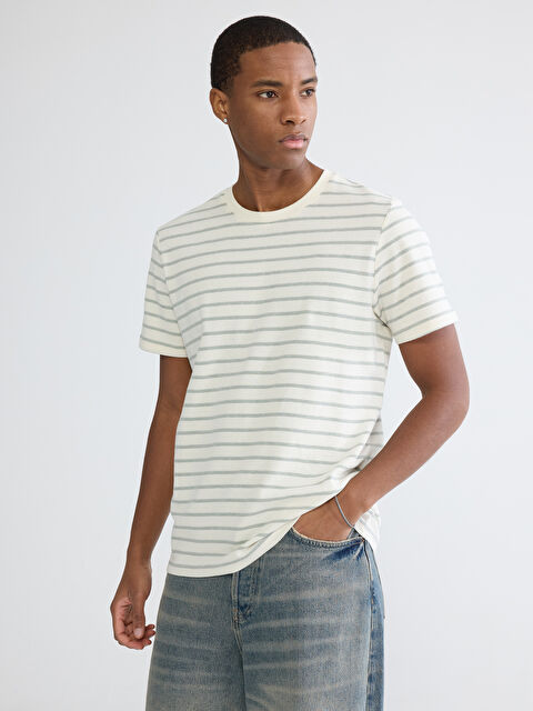 XSIDE تي شيرت اخضر رجال - S61794Z8-LFT