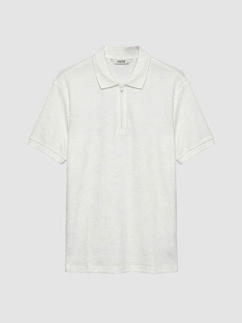 XSIDE Мъж Екрю Тениска