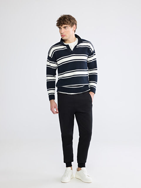 XSIDE Standart Kalıp Fermuarlı Cepli Erkek Jogger Eşofman Altı - S61797Z8-CVL