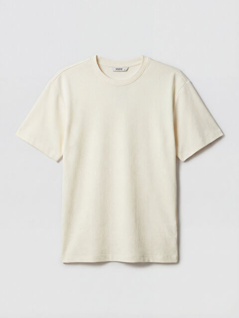 XSIDE Bisiklet Yaka Erkek Tişört - S61812Z8-FDJ