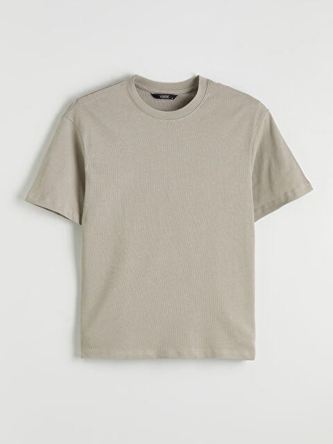 XSIDE Bisiklet Yaka Erkek Tişört - S61812Z8-GDT