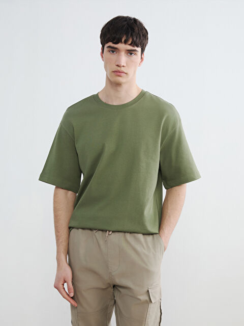 XSIDE Bisiklet Yaka Erkek Tişört - S61812Z8-HBV