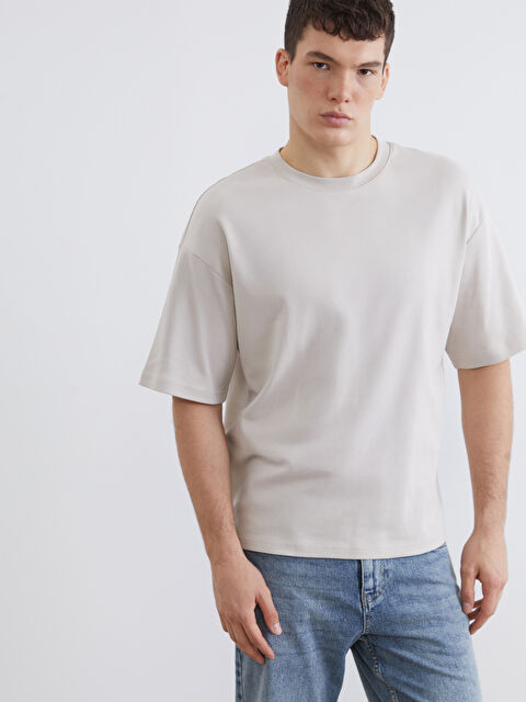 XSIDE Bisiklet Yaka Erkek Tişört - S61817Z8-1DU