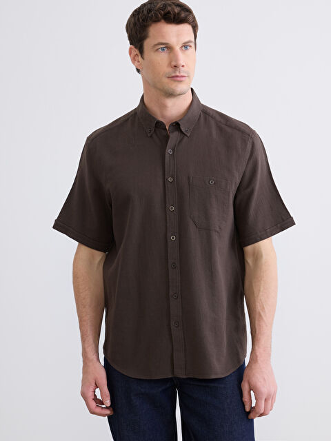 LCWAIKIKI Classic Regular Fit Poplin Erkek Gömlek - S61824Z8-HMK